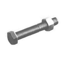 BLACK MILD STEEL HEXAON BOLTS WITH NUTS(B.S.)