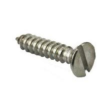 SLOTTED FLAT COUNTERSUNK HEAD TAPPING SCREWS